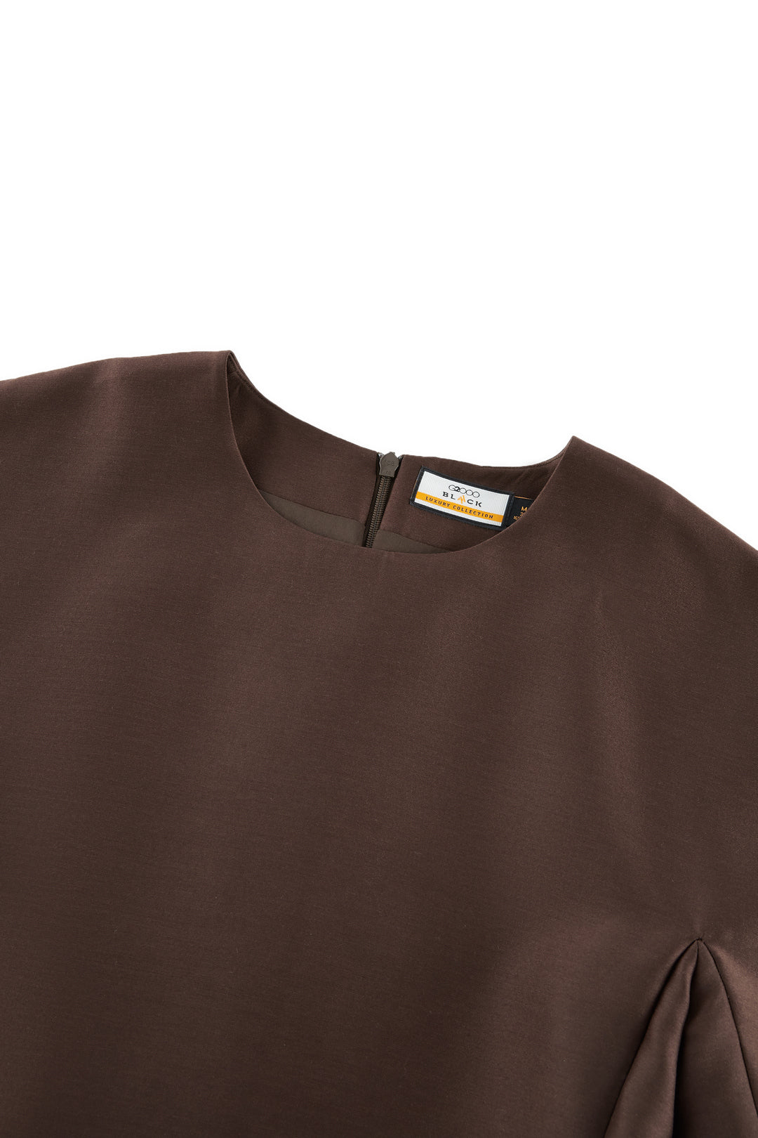 LUXURY | Premium Wool-Silk Blend | Round Neck Dress