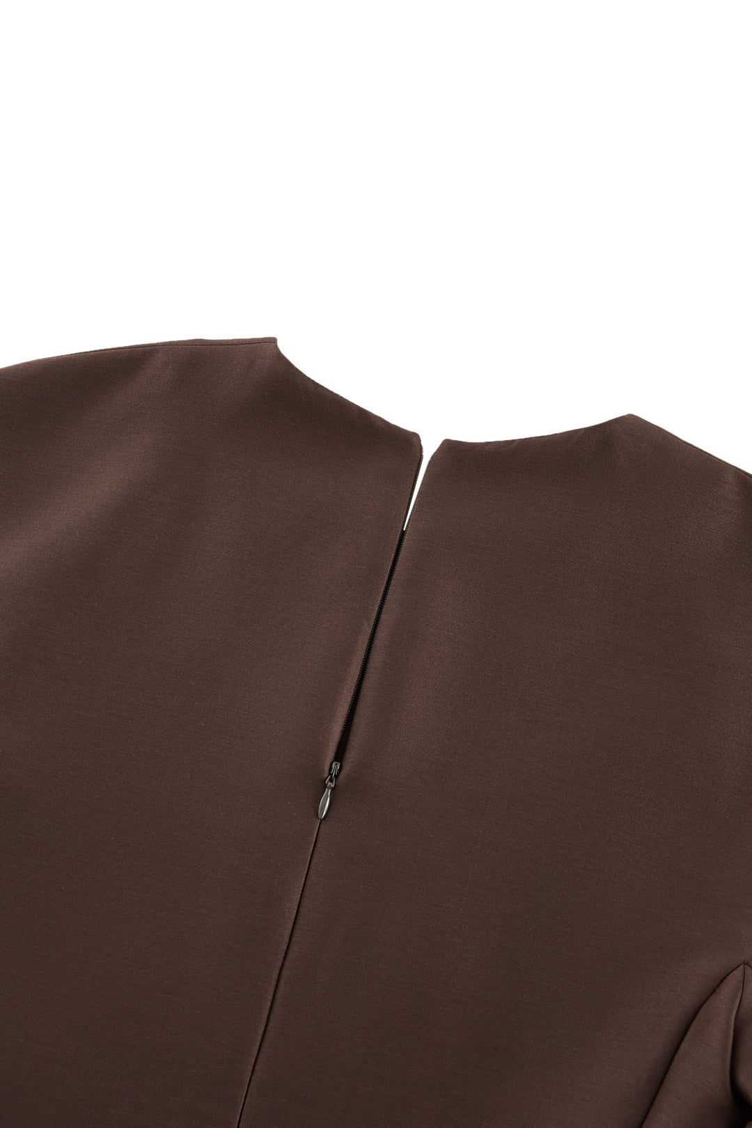 LUXURY | Premium Wool-Silk Blend | Round Neck Dress