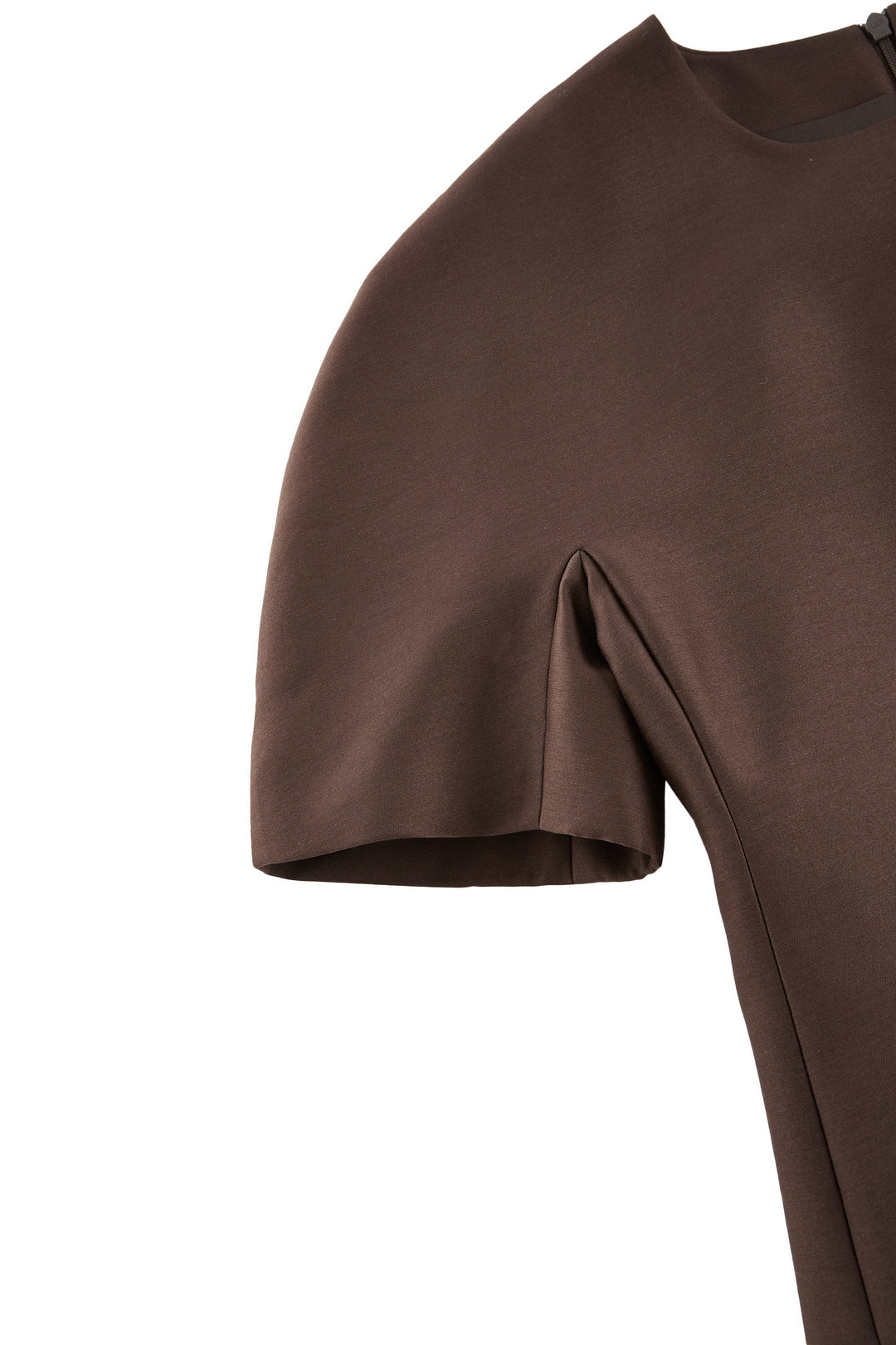 LUXURY | Premium Wool-Silk Blend | Round Neck Dress