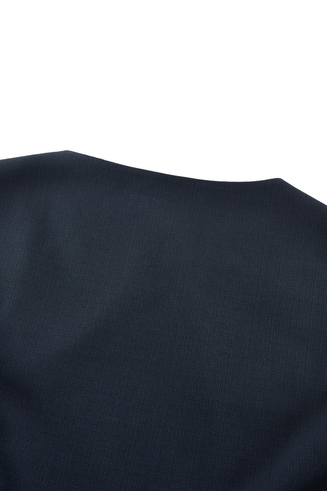 BLAACK | Asymmetrical Neckline 不對稱領口連身裙(配寬版扣環撞色腰帶)