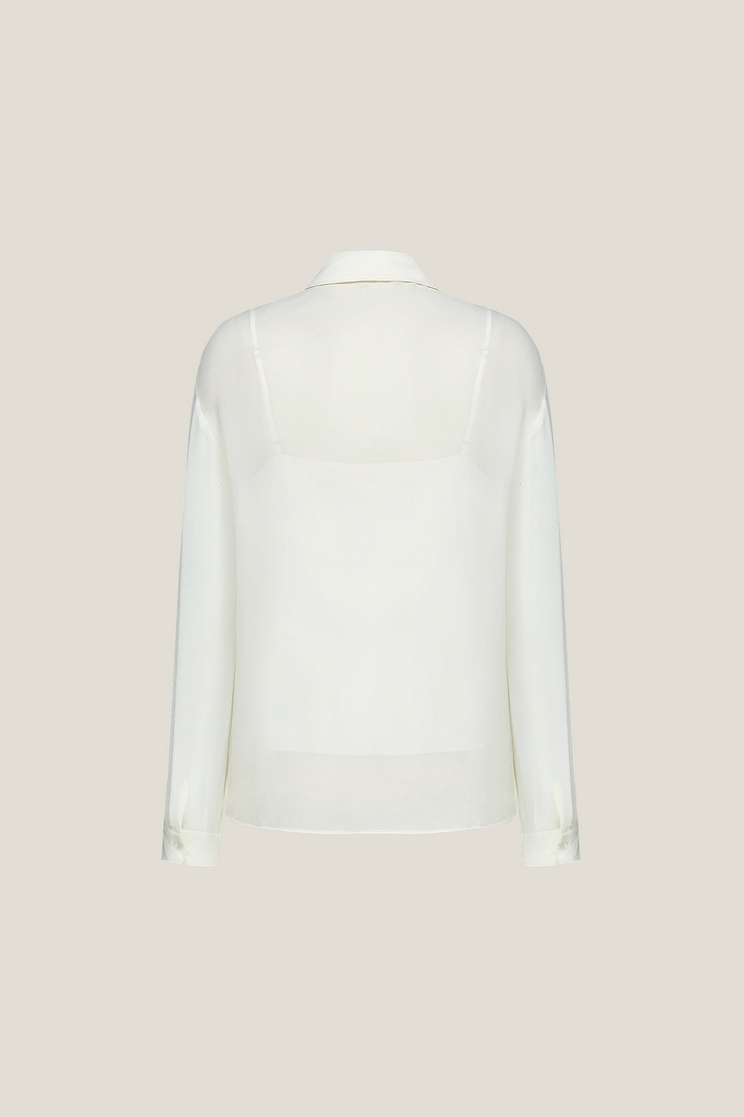 LUXURY | 100% Silk | Shirt Collar Blouse