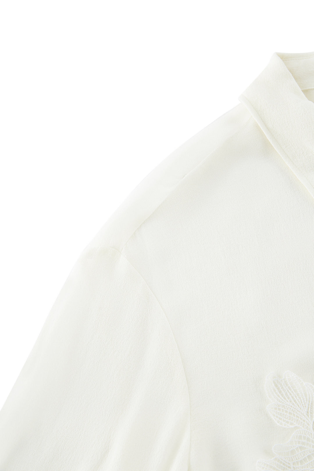 LUXURY | 100% Silk | Shirt Collar Blouse