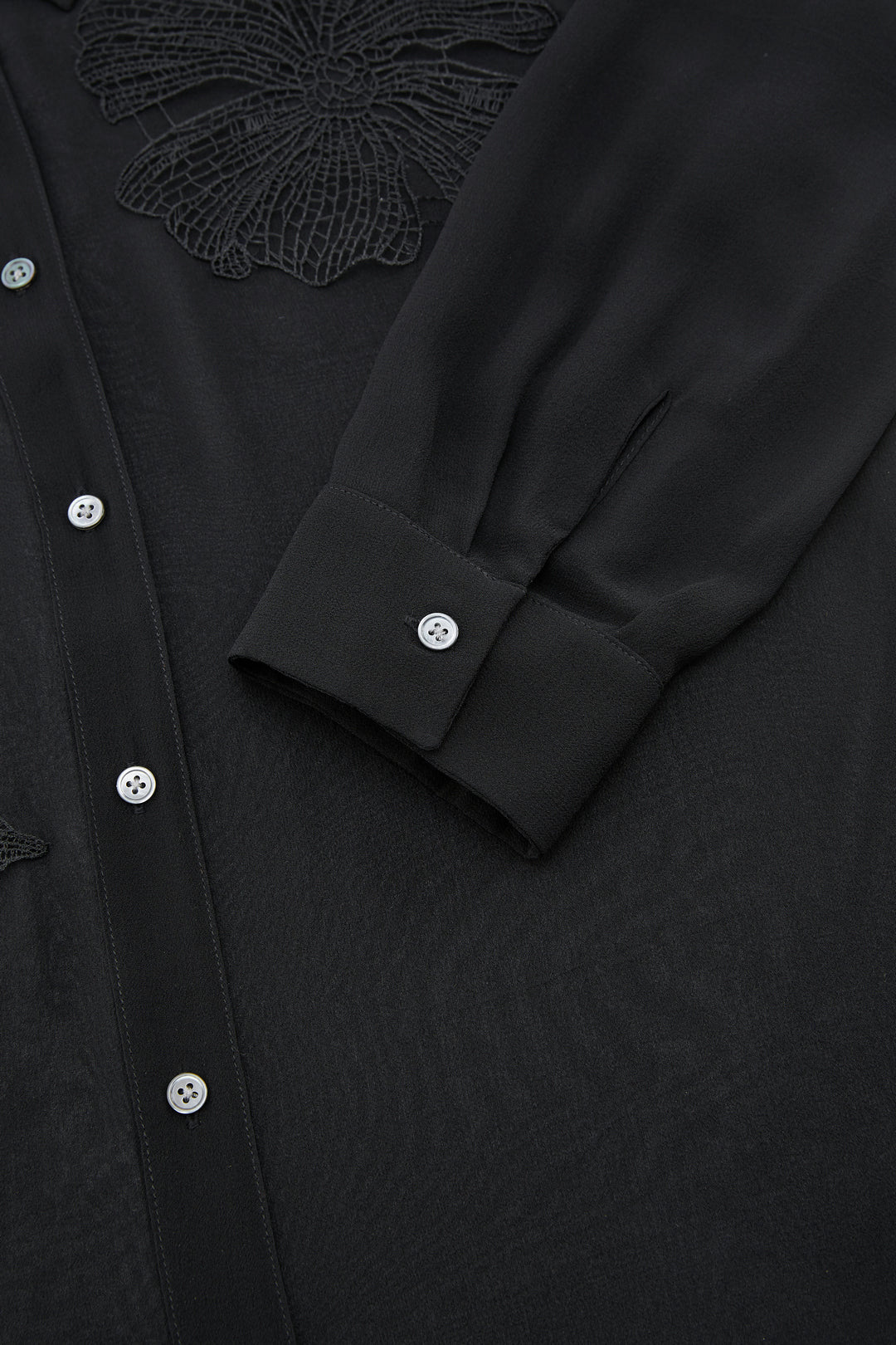 LUXURY | 100% Silk | Shirt Collar Blouse