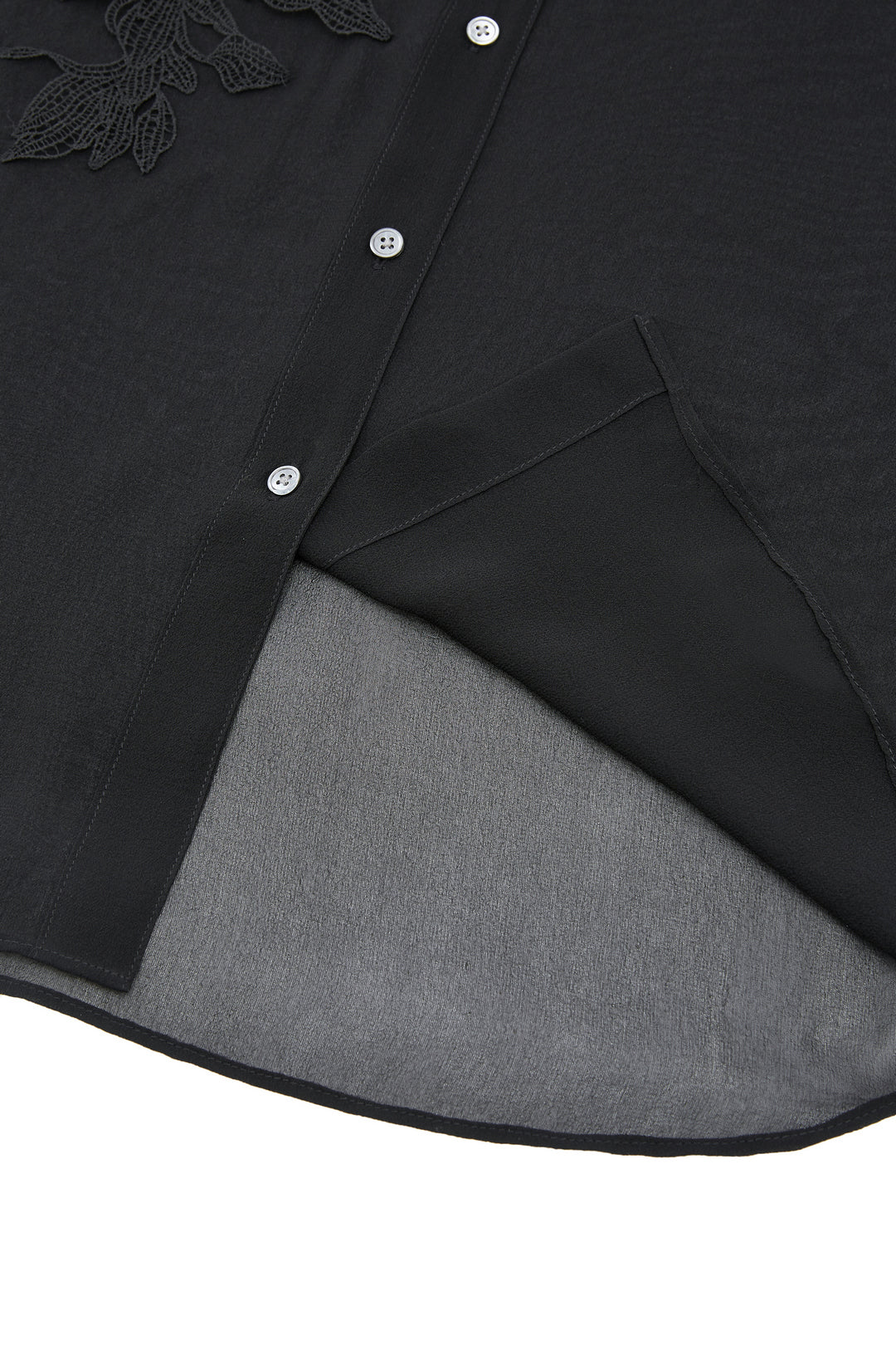LUXURY | 100% Silk | Shirt Collar Blouse