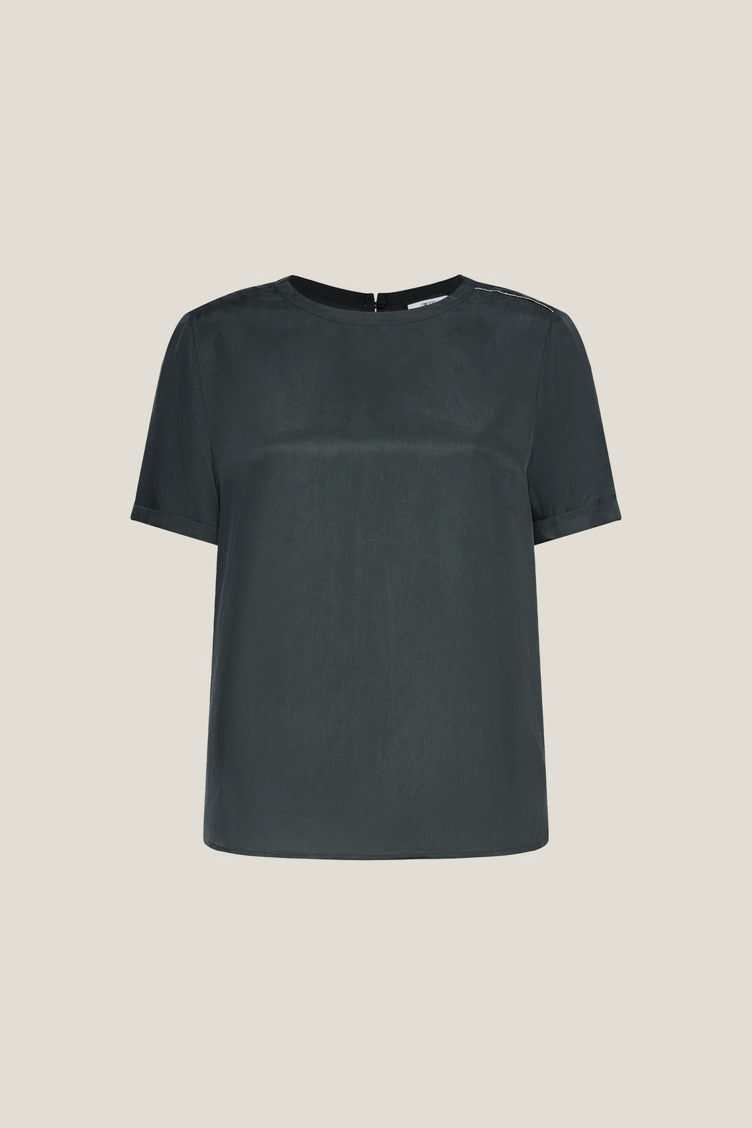 BLAACK LUXURY-luxury-japan-fabric-round-neck-blouse-61947401-Green