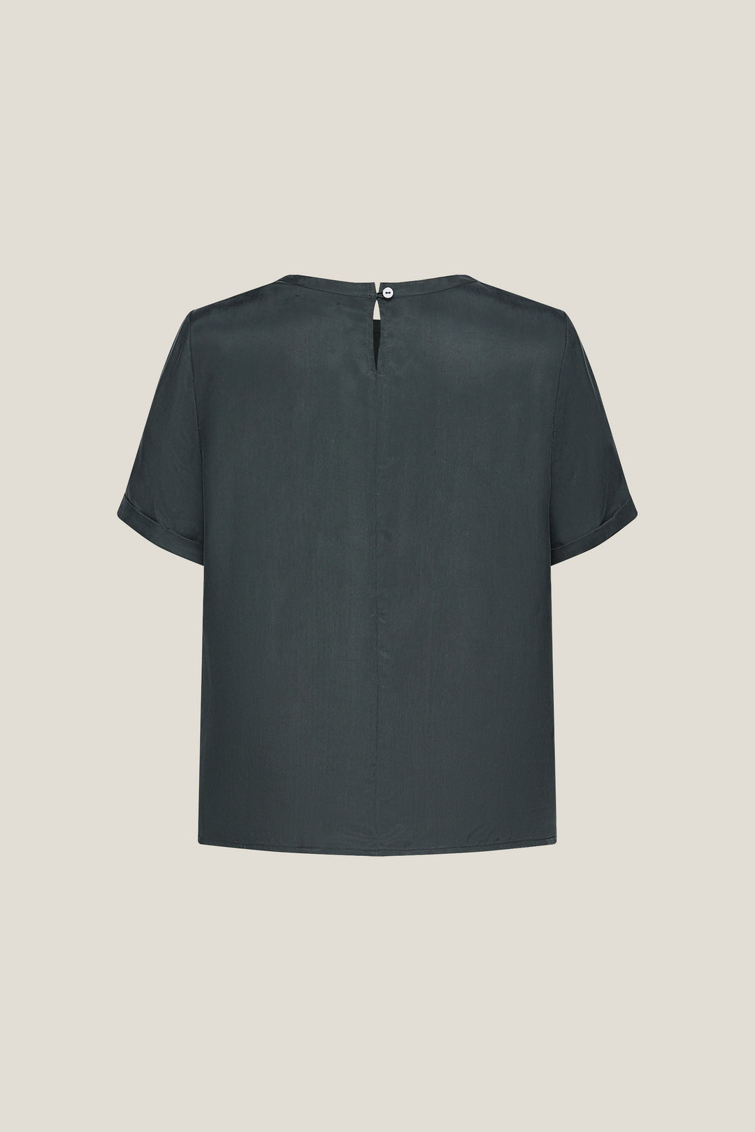 LUXURY | Japan Fabric | Round Neck 圓領襯衫(配左肩配閃亮飾邊)