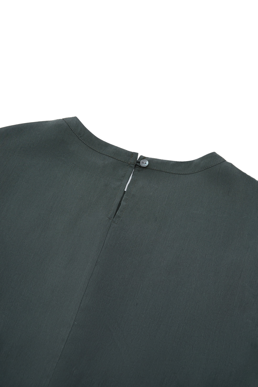 LUXURY | Japan Fabric | Round Neck 圓領襯衫(配左肩配閃亮飾邊)