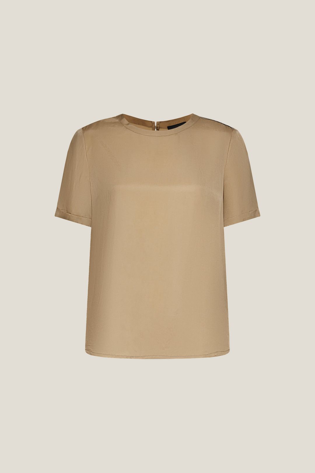 BLAACK LUXURY-luxury-japan-fabric-round-neck-blouse-61947401-Brown