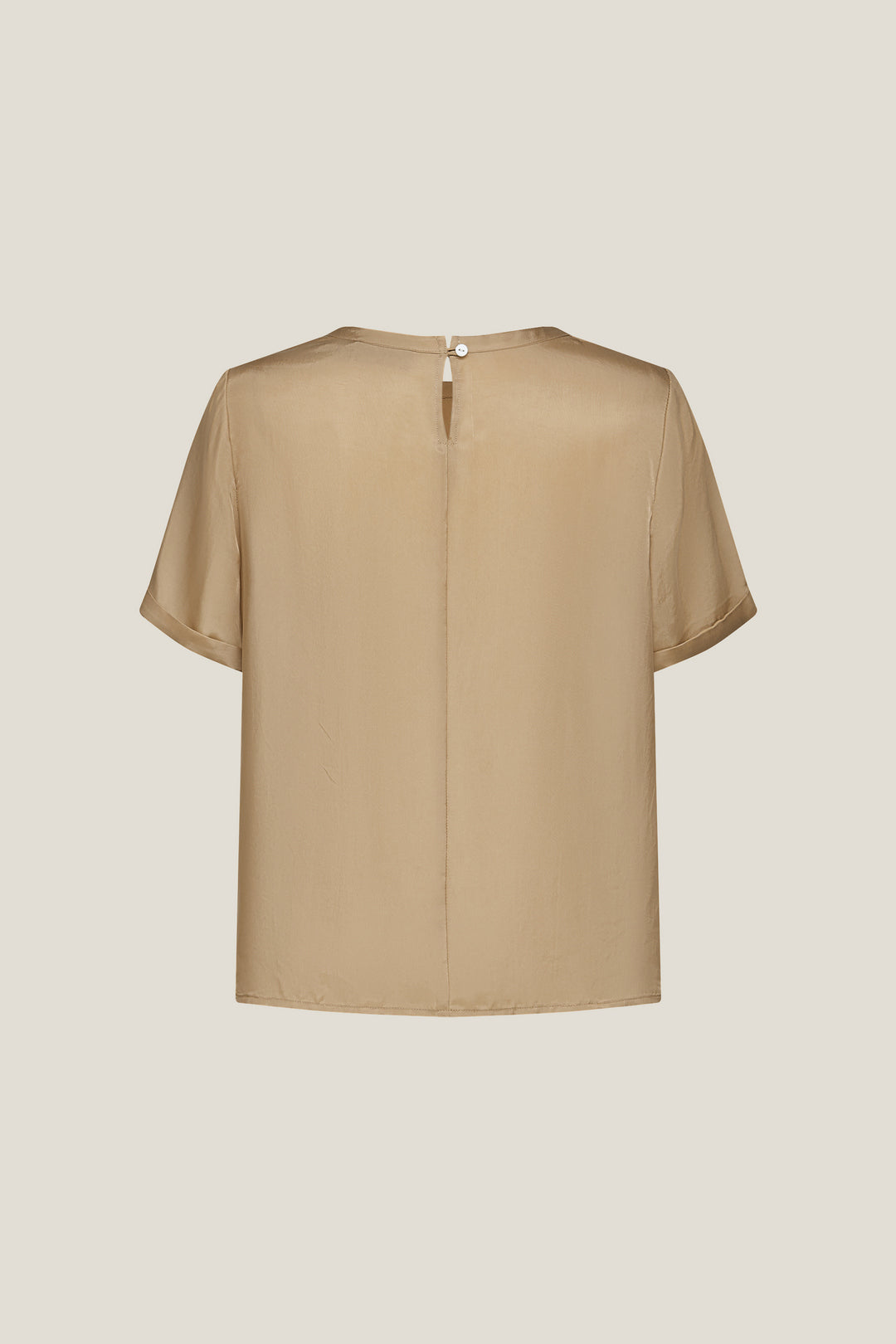 LUXURY | Japan Fabric | Round Neck 圓領襯衫(配左肩配閃亮飾邊)