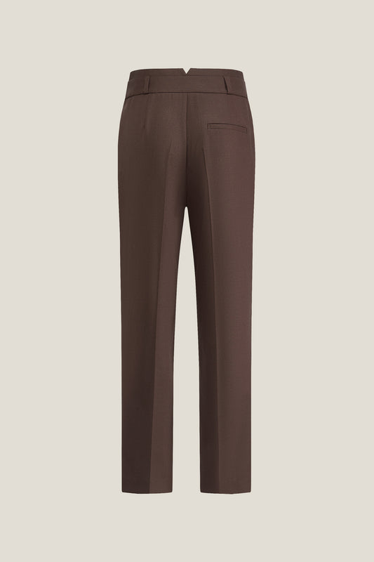 LUXURY | 100% Wool | Regular Waist Suit Pants