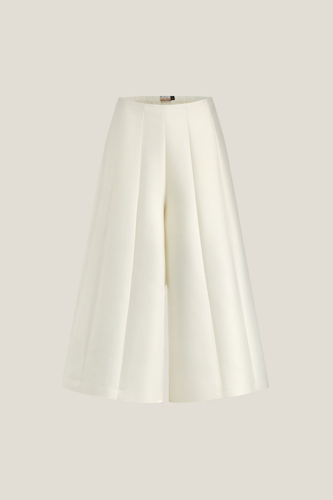 BLAACK LUXURY-luxury-premium-wool-silk-blend-regular-waist-casual-pants-61964060-White