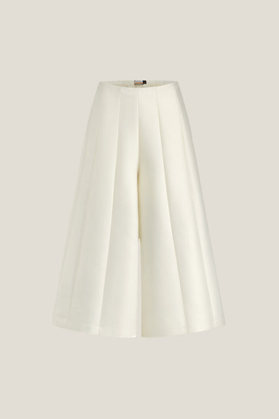 BLAACK LUXURY-luxury-premium-wool-silk-blend-regular-waist-casual-pants-61964060-White