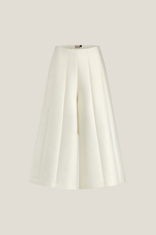 BLAACK LUXURY-luxury-premium-wool-silk-blend-regular-waist-casual-pants-61964060-White