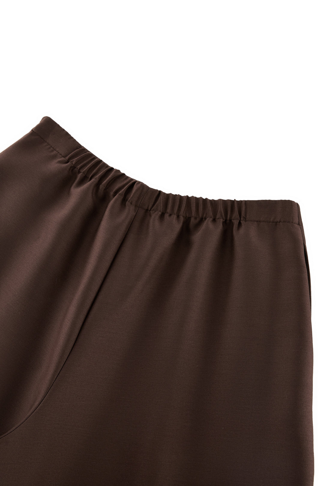 LUXURY | Premium Wool-Silk Blend | Regular Waist Casual Pants