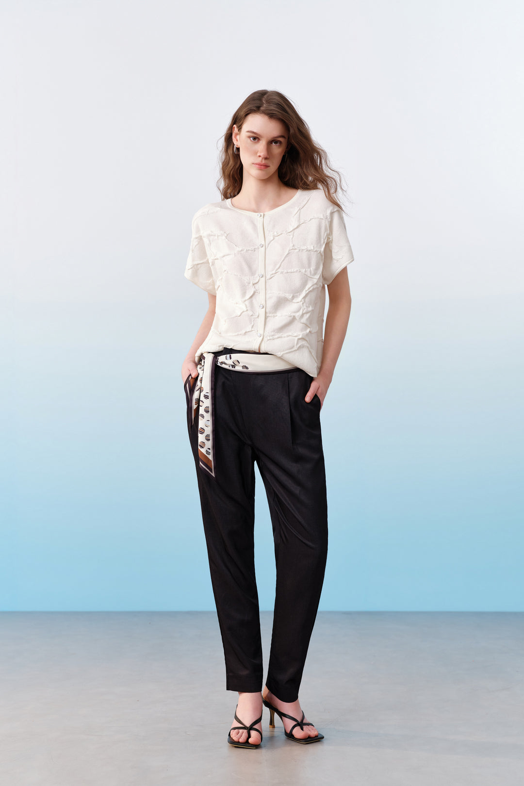 BLAACK WOMAN-blaack-regular-waist-casual-pants-61966086-Black