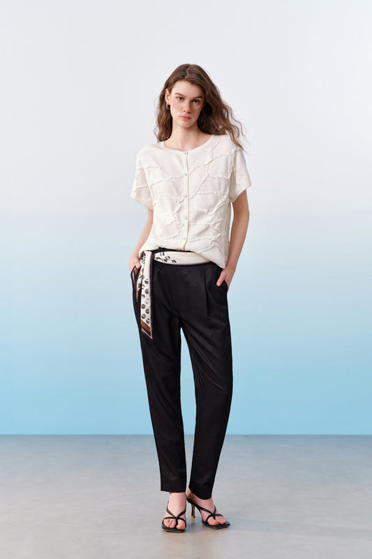 BLAACK WOMAN-blaack-regular-waist-casual-pants-61966086-Black