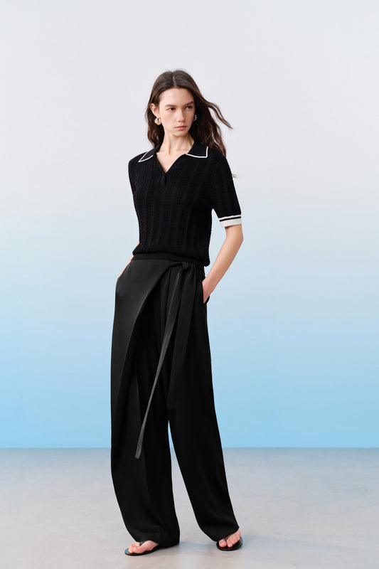 BLAACK | 100% Cotton 圓領針織毛衣