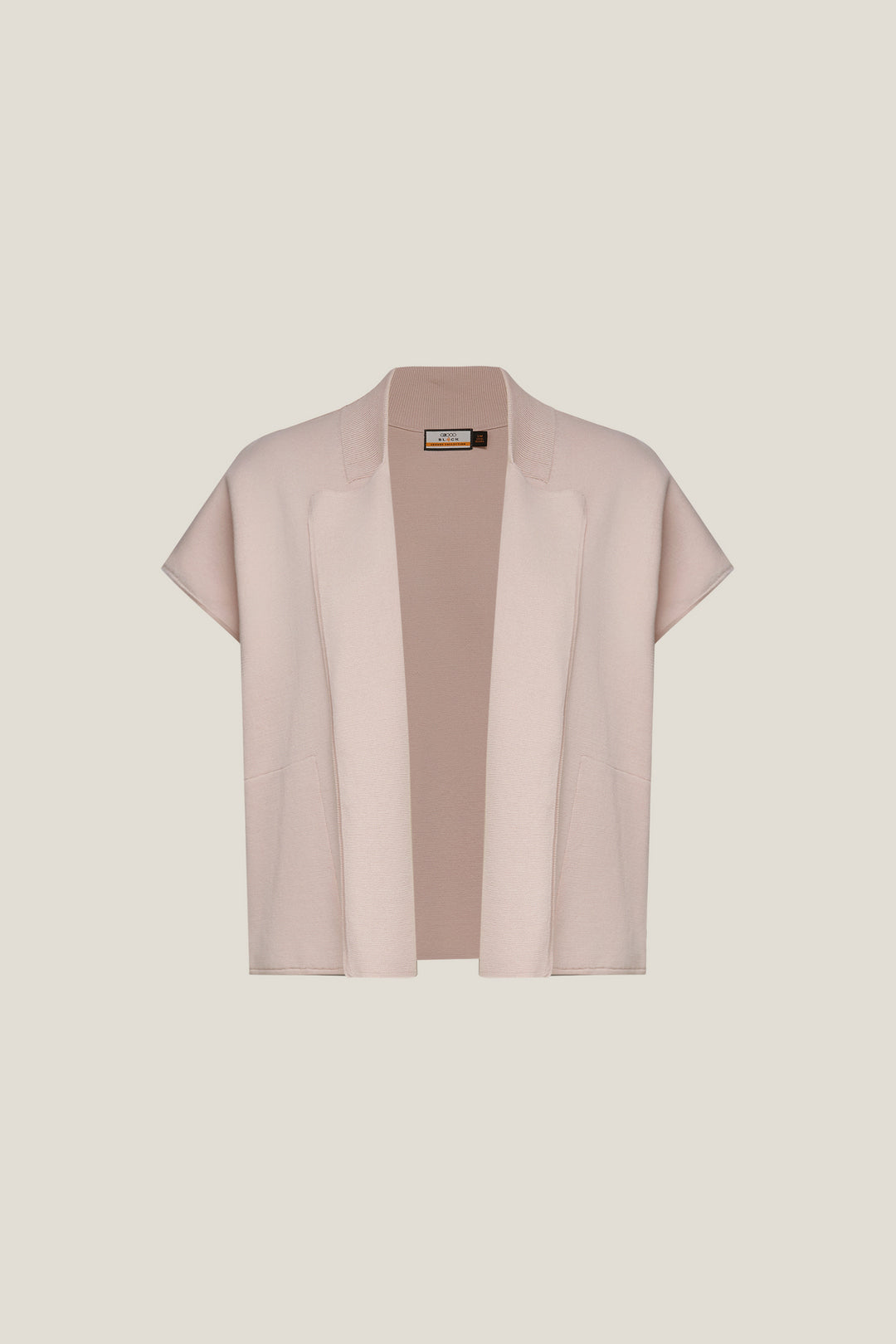 BLAACK LUXURY-luxury-machine-washable-lapel-collar-cardigan-61975305-Pink