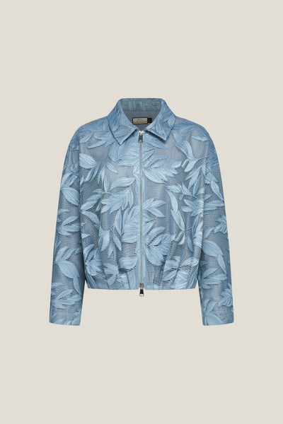 BLAACK LUXURY-luxury-shirt-collar-jacket-61981040-Blue