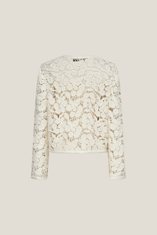BLAACK LUXURY-luxury-round-neck-jacket-61983020-White