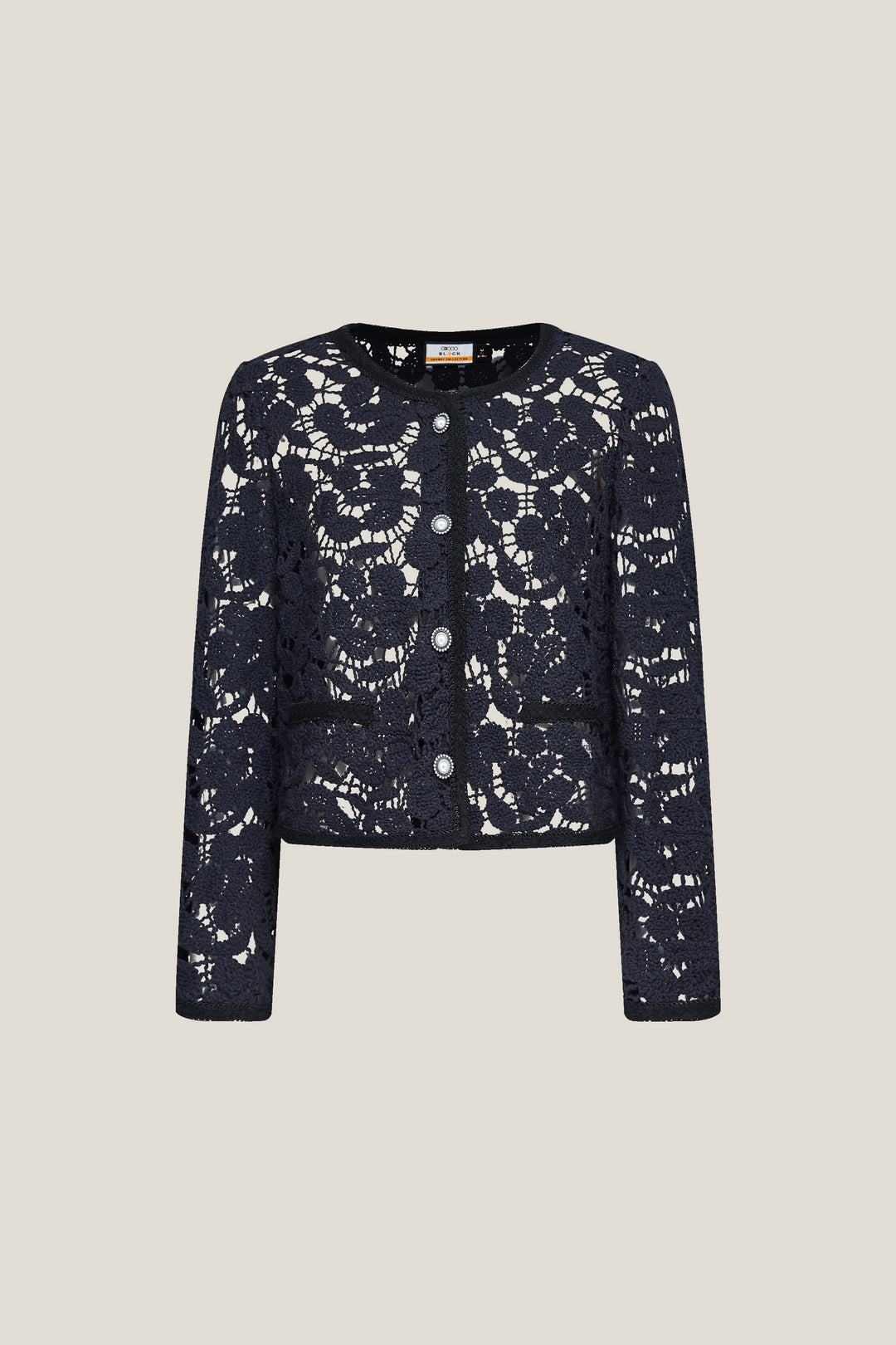 BLAACK LUXURY-luxury-round-neck-jacket-61983020-Blue