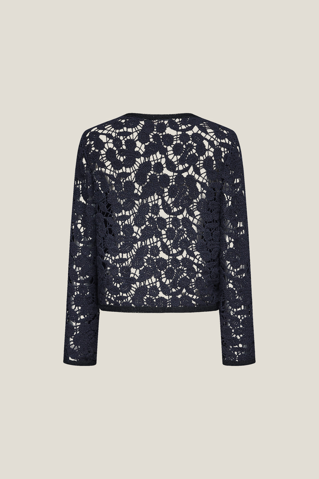 LUXURY | Round Neck Jacket