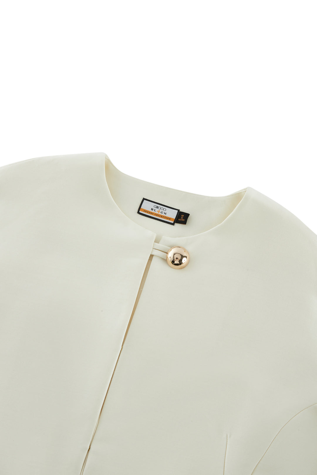 LUXURY | Premium Wool-Silk Blend | Round Neck Jacket