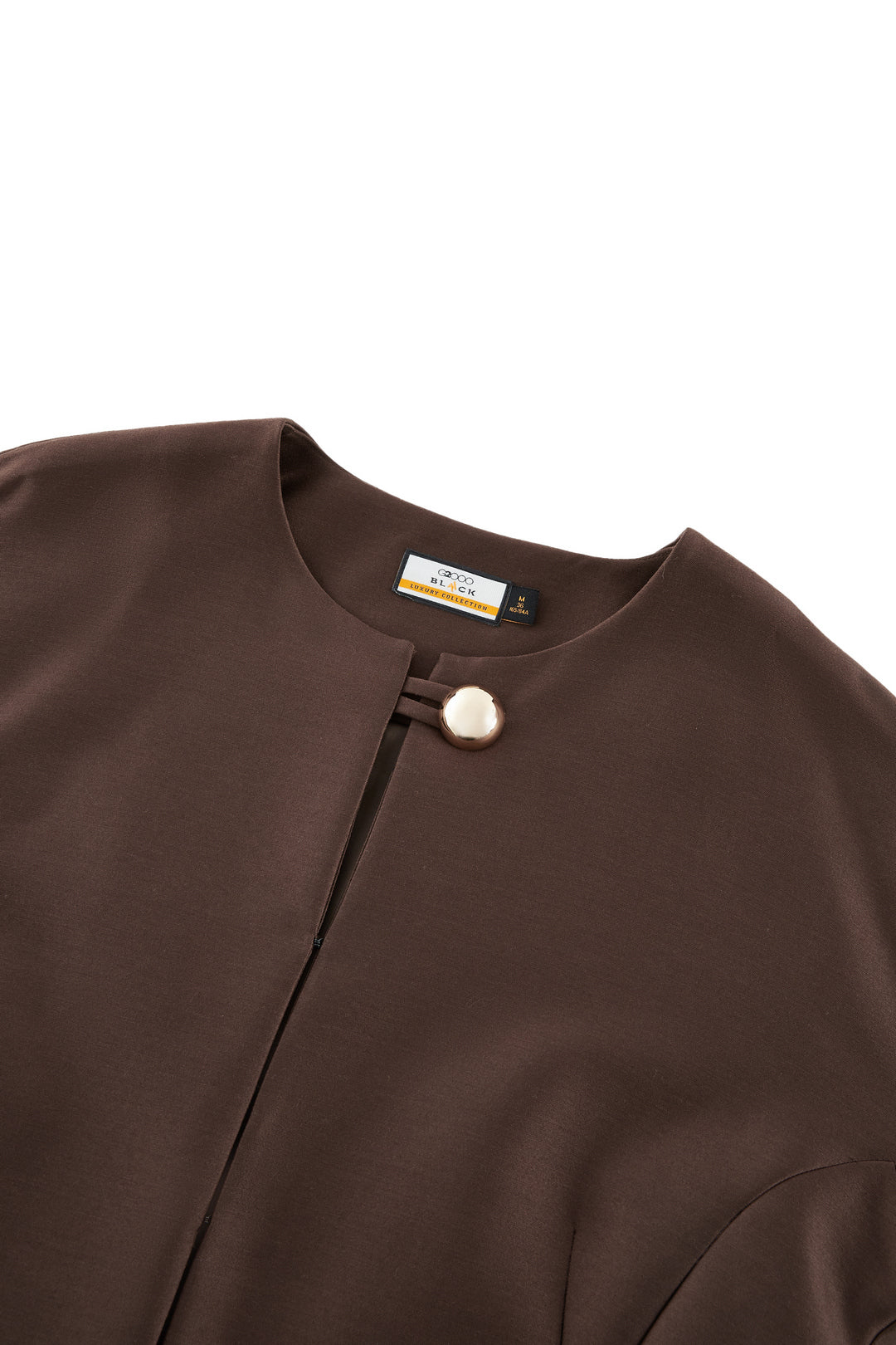 LUXURY | Premium Wool-Silk Blend | Round Neck Jacket