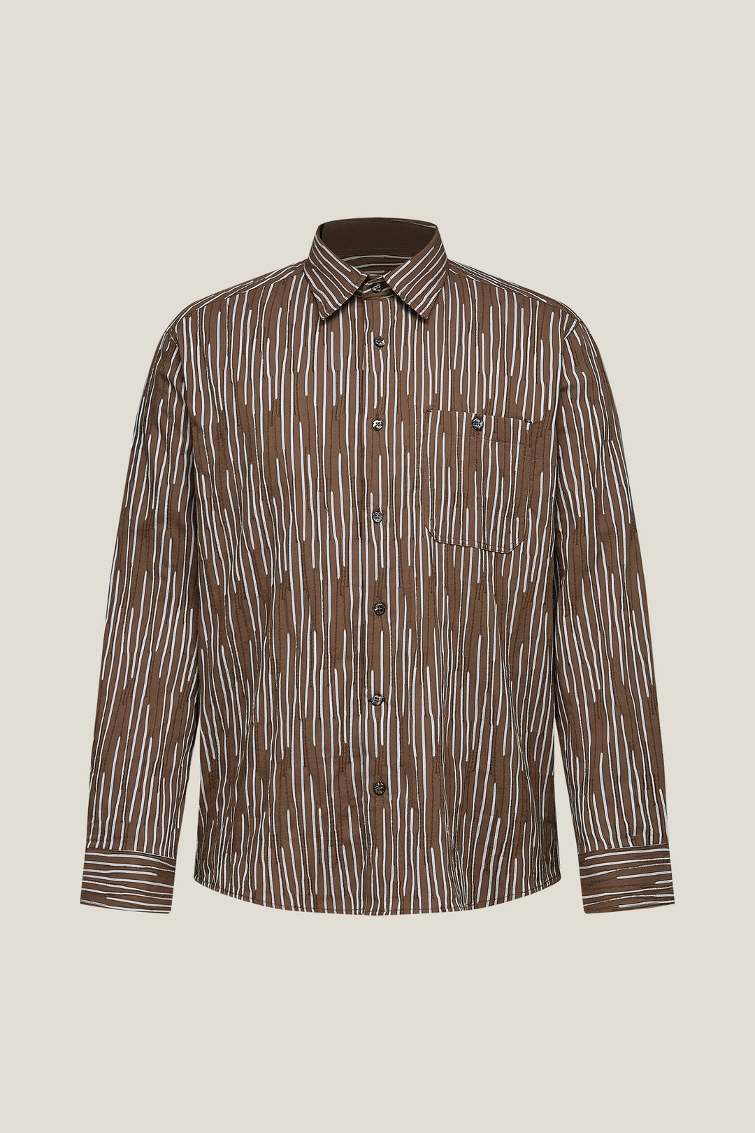G2000 MAN-comfort-fit-long-sleeve-casual-shirt-63121818-Brown