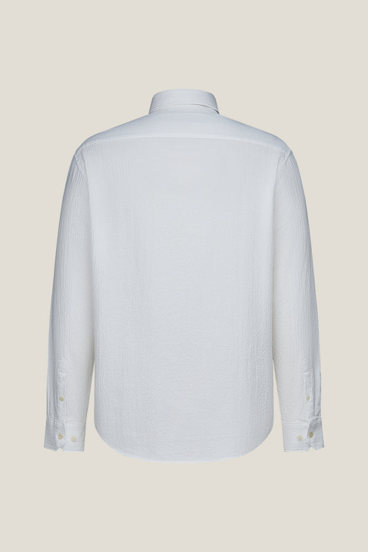 High-Cotton Long-Sleeve Casual Shirt