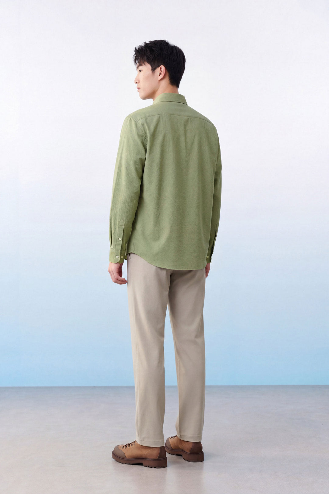 High-Cotton 長袖休閒恤衫