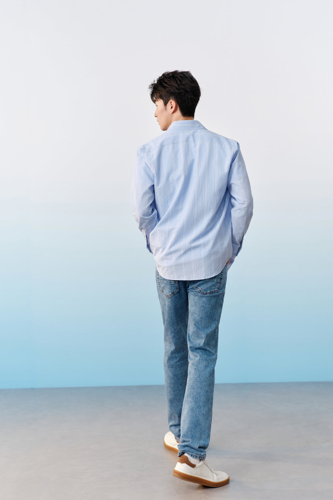 Comfort Fit 長袖休閒恤衫