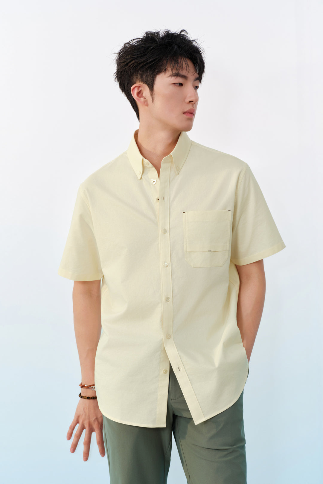 100% Cotton 短袖休閒恤衫