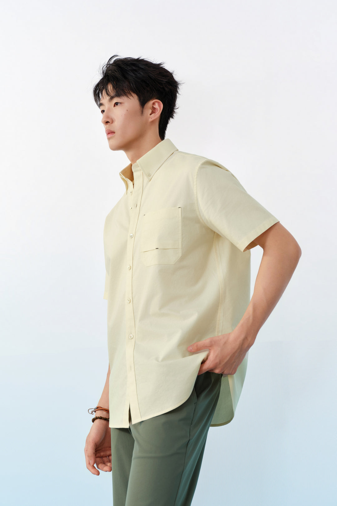 100% Cotton 短袖休閒恤衫