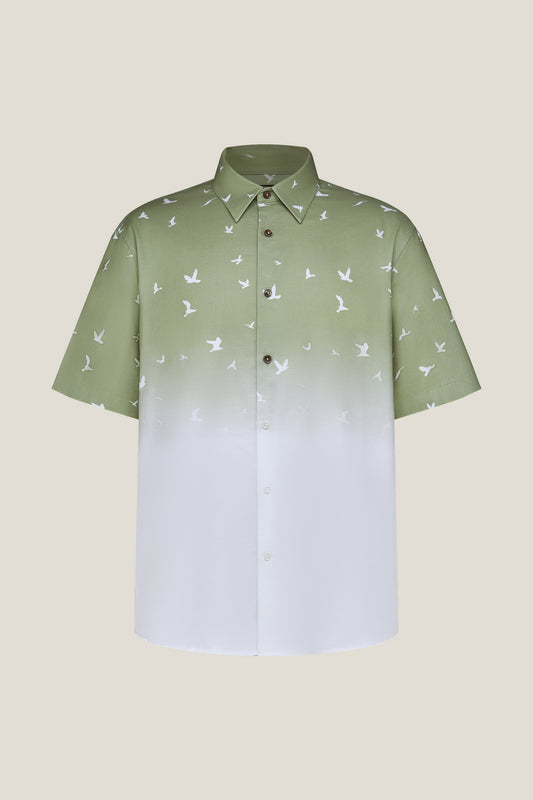 G2000 MAN-non-iron-short-sleeve-casual-shirt-63130844-Green
