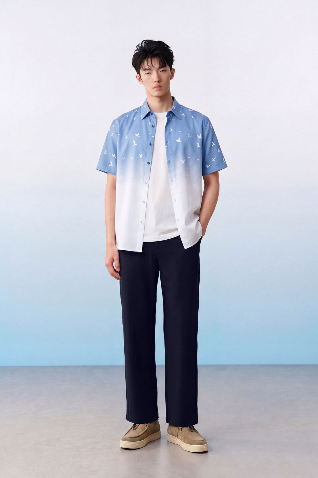 Non-Iron 短袖休閒恤衫