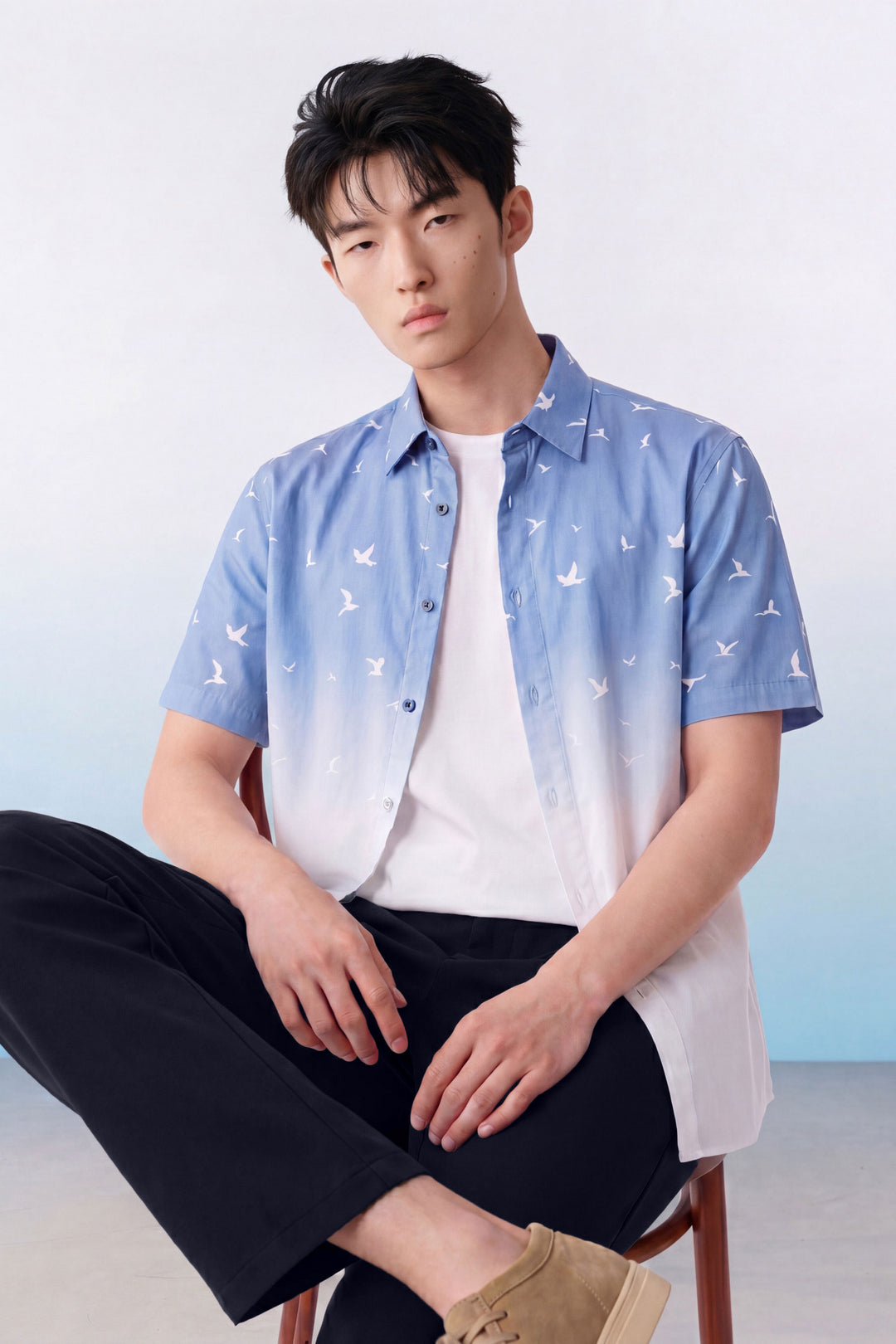 Non-Iron 短袖休閒恤衫