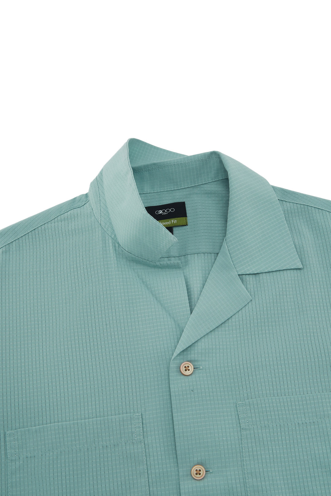 Linen Blend Short-Sleeve Casual Shirt