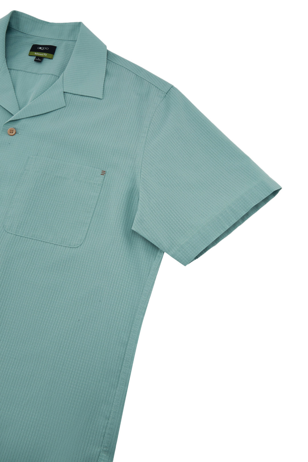 Linen Blend Short-Sleeve Casual Shirt