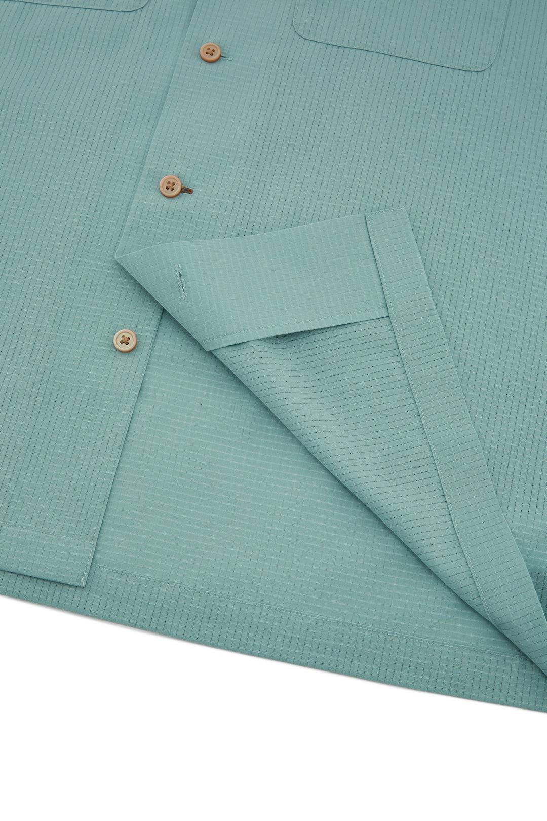 Linen Blend Short-Sleeve Casual Shirt