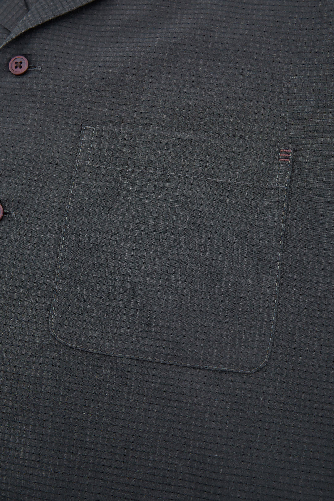 Linen Blend Short-Sleeve Casual Shirt