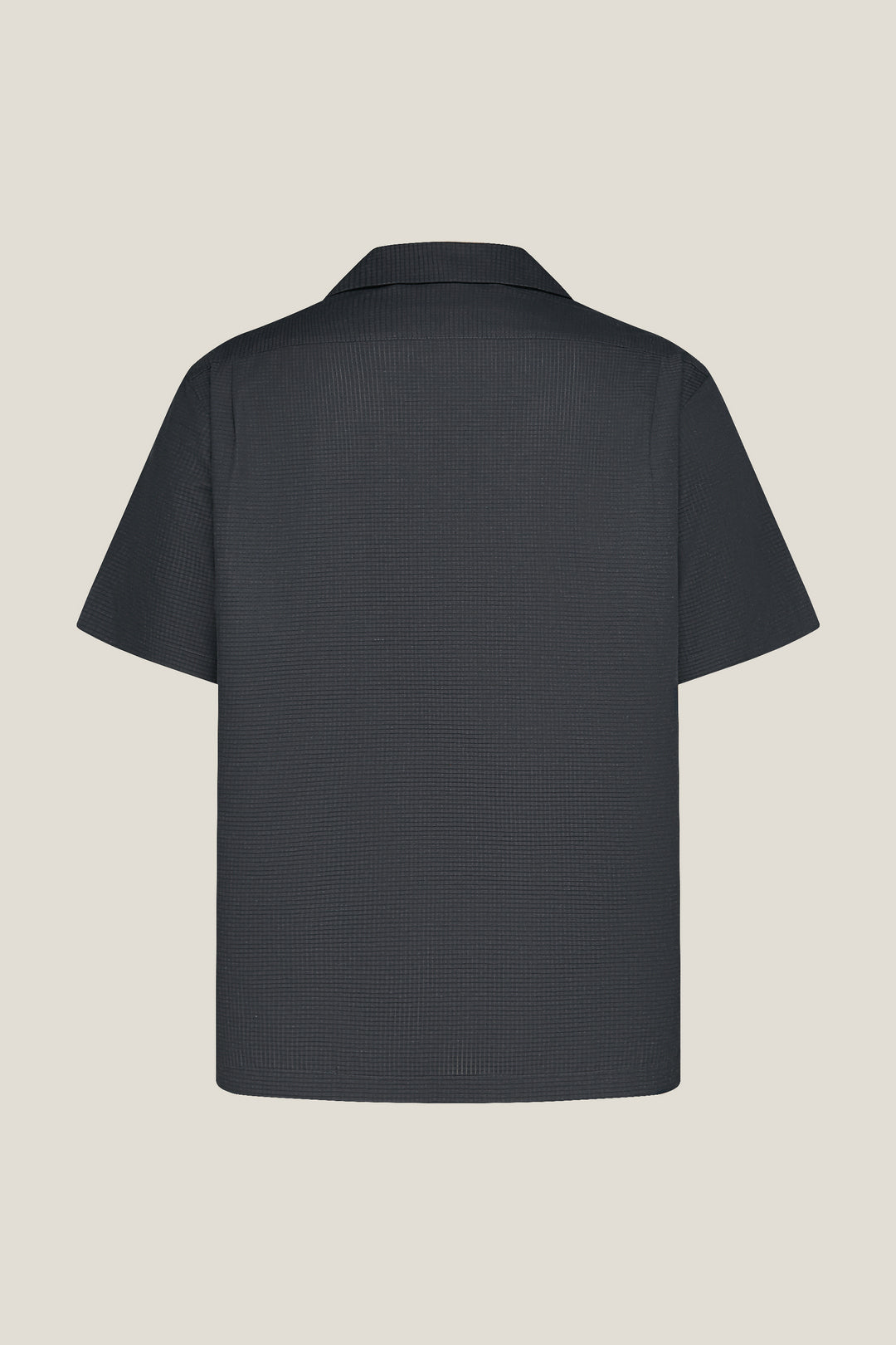 Linen Blend Short-Sleeve Casual Shirt