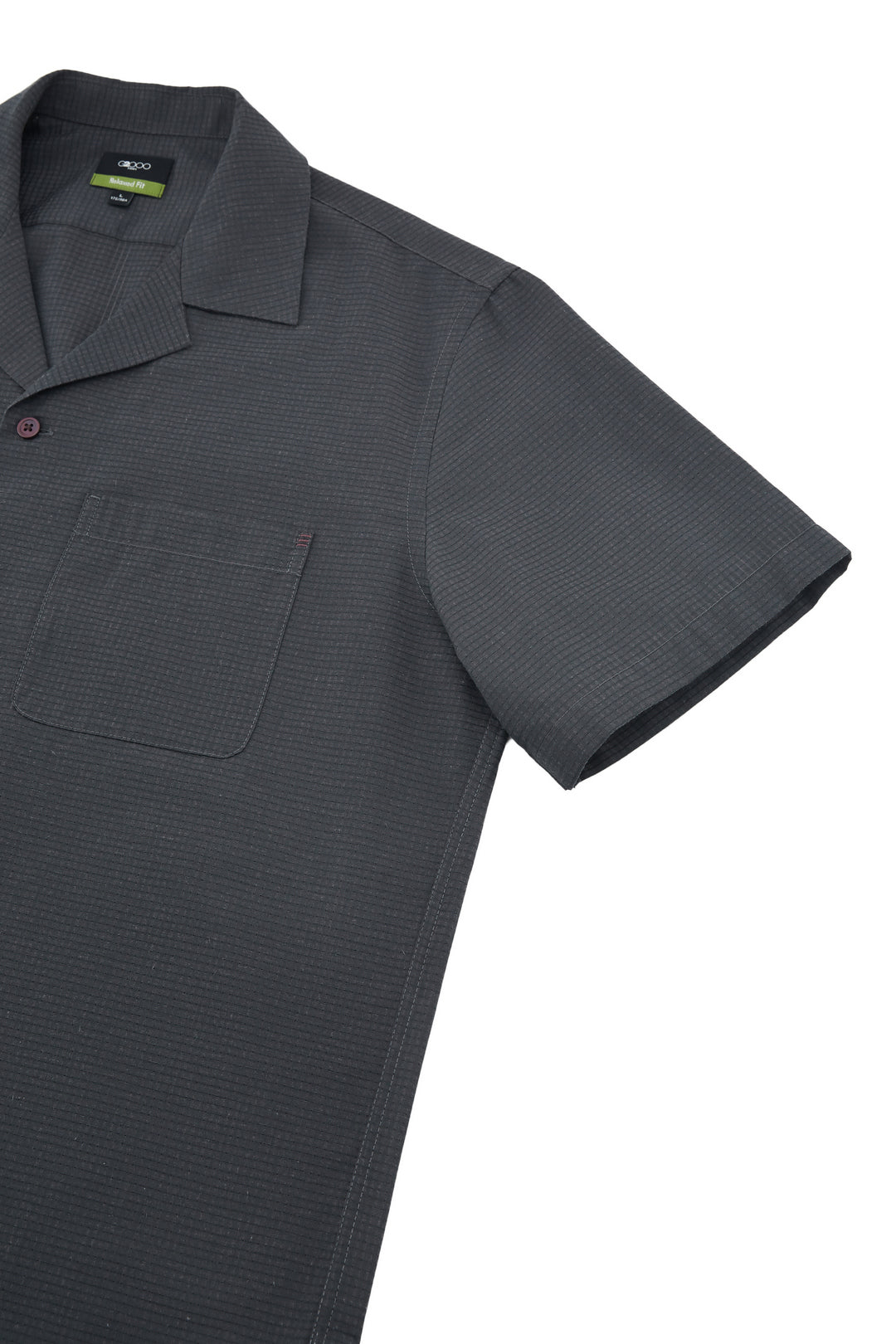Linen Blend Short-Sleeve Casual Shirt