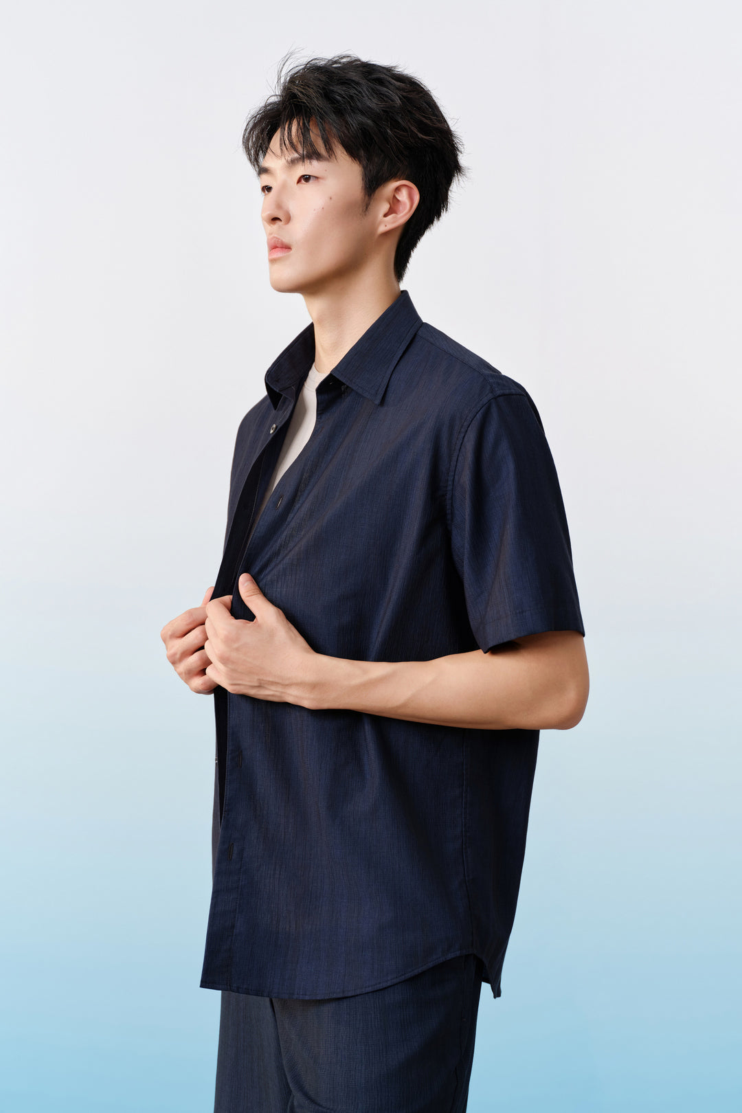 Machine Washable 短袖休閒恤衫