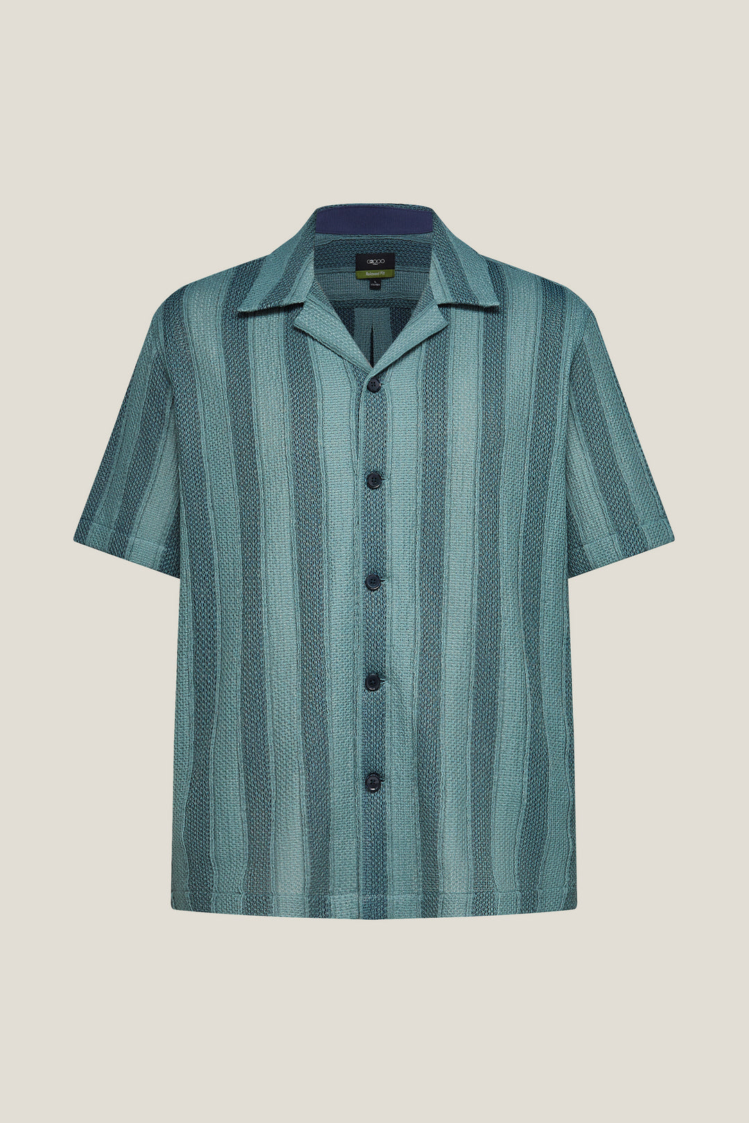 G2000 MAN-relax-fit-short-sleeve-casual-shirt-63133694-Blue
