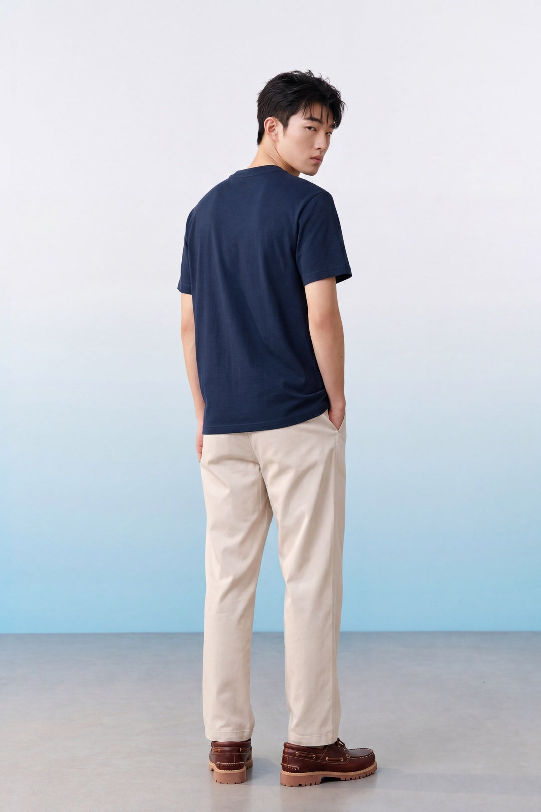 100% Cotton Short-Sleeve Casual T-Shirt