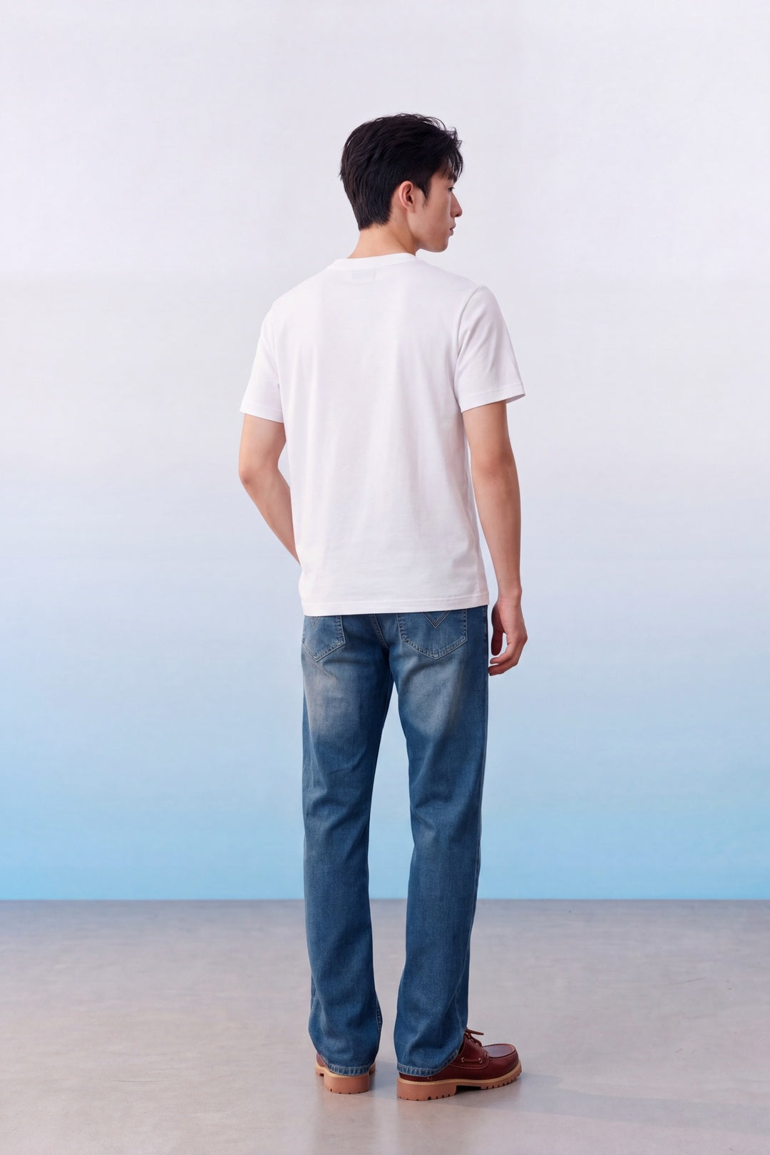 100% Cotton Short-Sleeve Casual T-Shirt