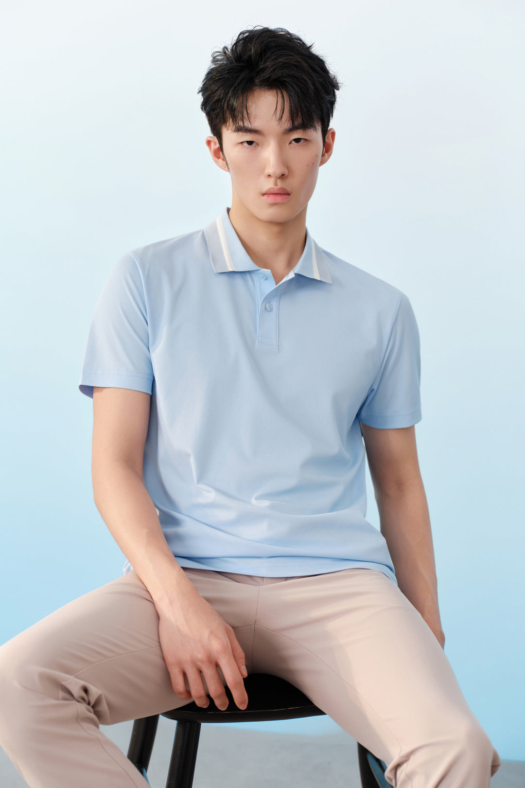 G2000 MAN-mercerized-polo-shirt-63143028-Blue