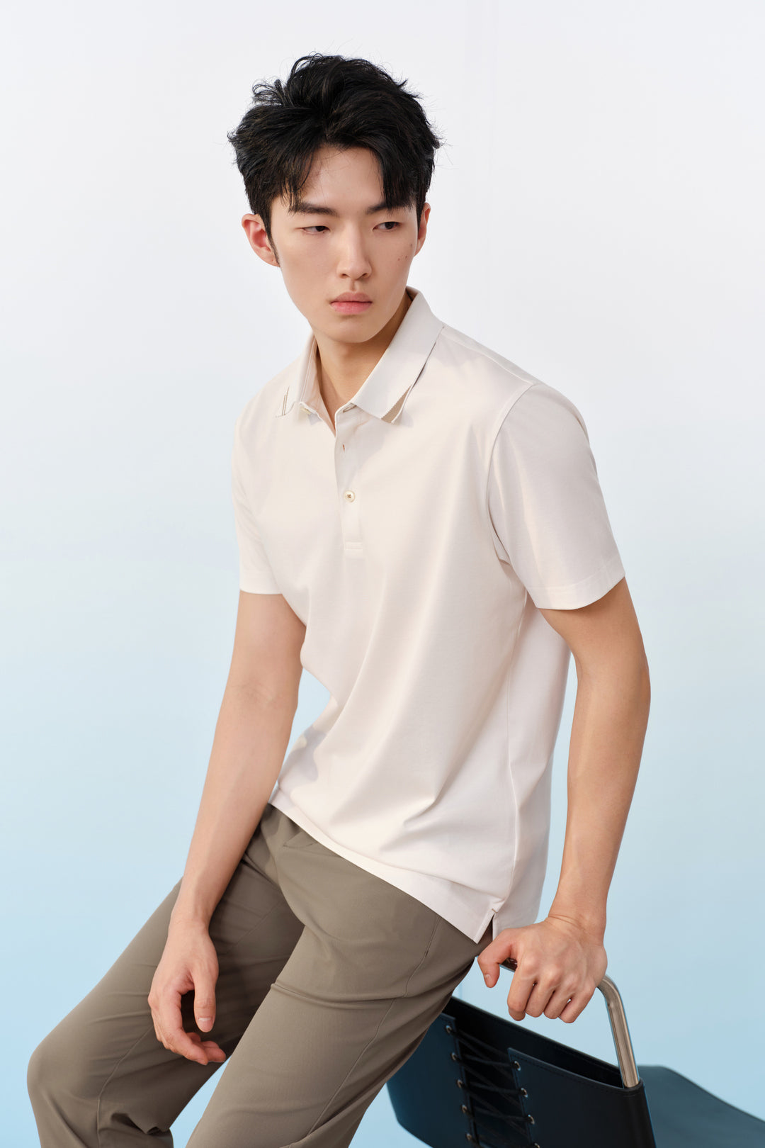 G2000 MAN-mercerized-polo-shirt-63143048-Beige