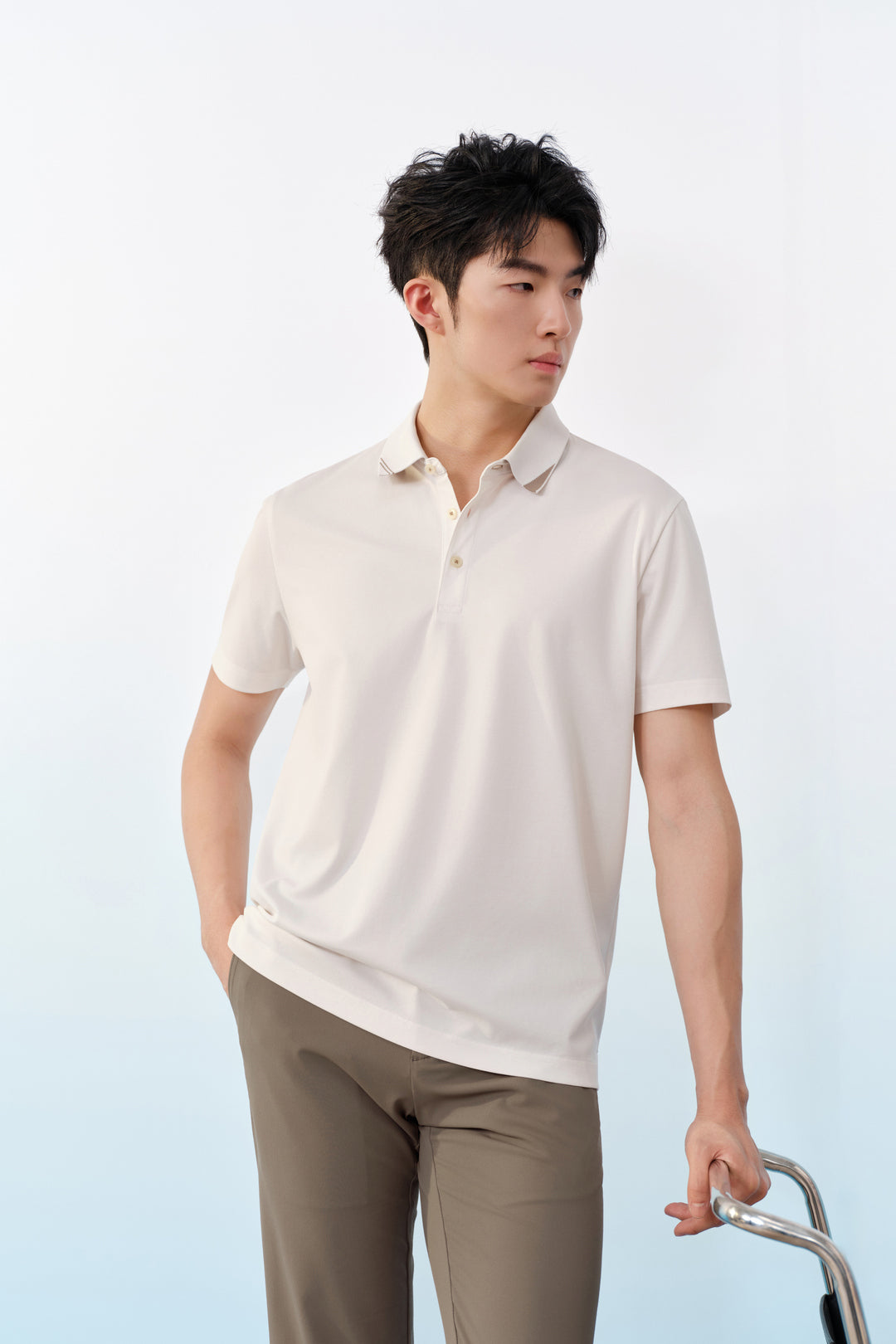 Mercerized Polo恤